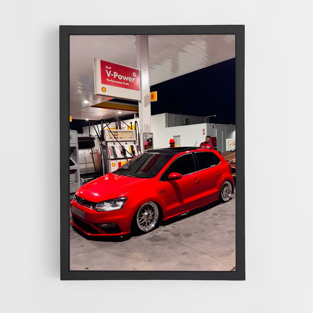 Poster GTI Polo raffiné – affiche Volkswagen (vue 2)